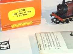 Hornby R301 LMS 0-6-0T Jinty Steam Loco. New Old Stock. Mint Cond. Boxed. OO Sc