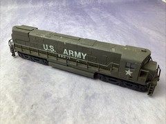 Life-Like HO Alco C-628 diesel, US ARMY #89001 No Box