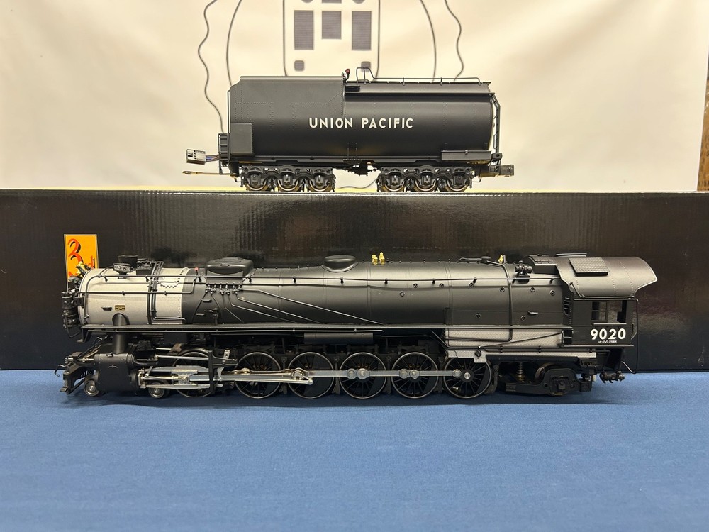 Sunset Models 3rd Rail Brass Union Pacific #9020 4-12-2 Steam Engine 3-Rail READ