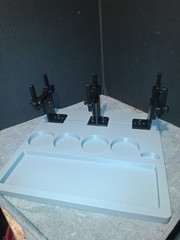 n scale locomotive and rolling stock repair workstation