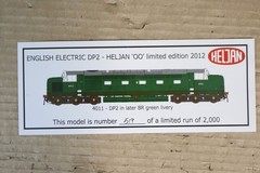 HELJAN 40111 DCC SOUND ENGLISH ELECTRIC DP2 DIESEL LOCOMOTIVE PROTOTYPE op