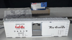 Roundhouse (MDC) 40′ Steel Box Car – Kit #1048 – Denver & Rio Grande Western