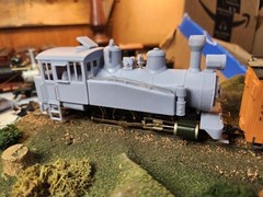 On30 Freelance 0-6-0 Porter Style Steam Eng 3D Printed For Bmann On30 Mogul Mech