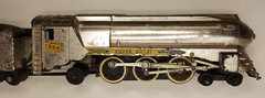 Vintage American Flyer Silver Bullet Train Engine/Coal Car/Passenger/Crane Car