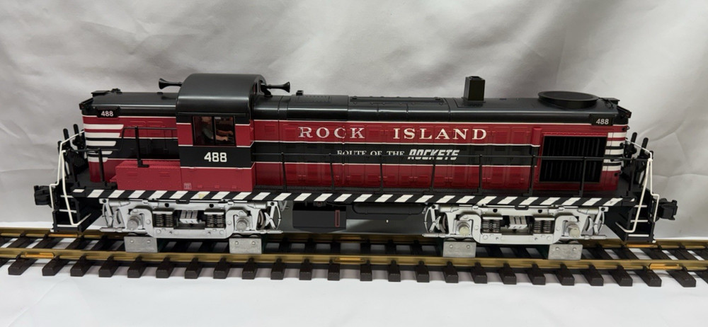 Aristo Craft ART 22206 G Scale ALCO RS-3 ROCK ISLAND Locomotive Revo/Sound LN