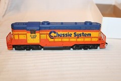 HO Scale AHM, Diesel Locomotive, Chesapeake & Ohio Chessie, Yellow, #4301