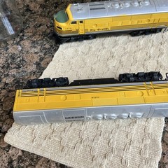 Lionel 2379 Rio Grande Diesel plus a car