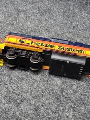 Chessie System B&O 4810 Diesel Locomotive HO Scale Train Plastic Model