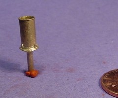 HO/HOn3 BRASS STEAM LOCOMOTIVE SMALL LOCOMOTIVE STACK WISEMAN BACK SHOP HBS062