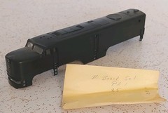 Athearn PA1 Diesel Locomotive Body Shell Undecorated With Numberboards HO Scale
