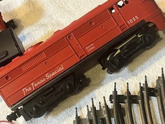 Vintage LIONEL 1055 TEXAS SPECIAL TRAIN SET-Complete-Track-Switches-Transformer-