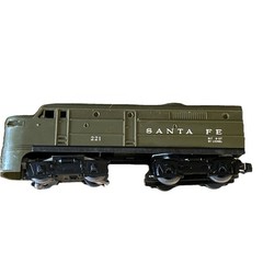 Lionel Postwar Rare Alco Santa Fe Olive Drab No. 221 Tested Runs