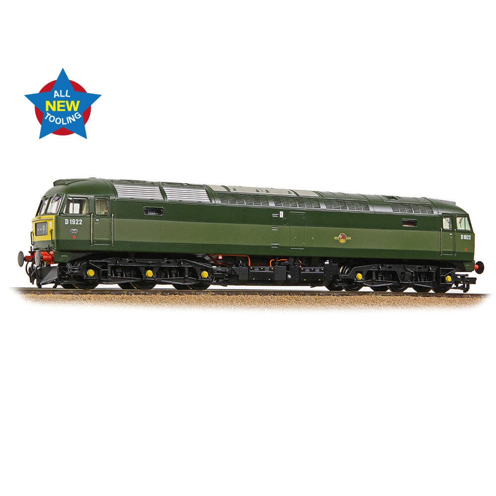 Bachmann 35-410A OO Gauge Class 47/0 D1922 BR Two-Tone Green (Small Yellow Panel