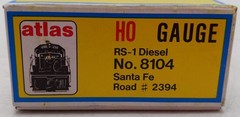 Atlas 8104 HO Santa Fe RS-1 Diesel Engine #2394 EX/Box
