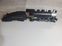 ho Bachmann Pennsy#9720 2-6-2 Steam Locomotive-w/Light & Tender-Refurb-Runs Good