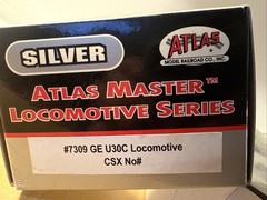 Atlas SILVER 7309 HO Scale CSX GE U30C Diesel Locomotive Train No Number