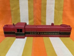 Bath & Hammondsport Red Locomotive Toy Remote Control Train Piece Shell
