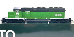 HO KATO 37-01K EMD SD40 BURLINGTON NORTHERN (WHITE CAB) BN # 7309
