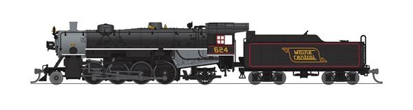 Broadway Limited 5973 N Scale MEC USRA Mikado #624