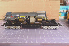 Athearn U28C GE locomotive, shell needs TLC, Good Working Condition WVR