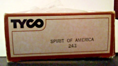 VTG TYCO HO SPIRIT OF AMERICA #247 1776 STEAM ENGINE/COAL CAR W/BOX UNTESTED