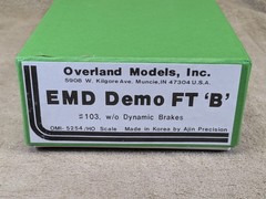 Overland Brass Models OMI-5254 EMD Demo FT B #103 w/o Dynamic Brakes