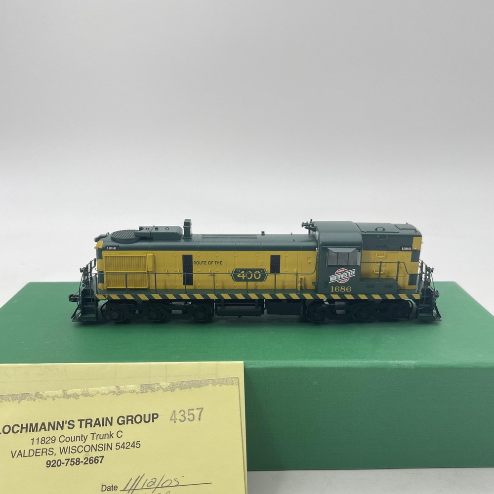 Overland Models HO Scale Brass Alco RSD-5 Diesel Chicago & North Western 1686
