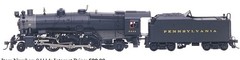 Bachmann Spectrum HO K4 4-6-2 Pacific Loco PRR #5475 Pre-war w/Slat Pilot
