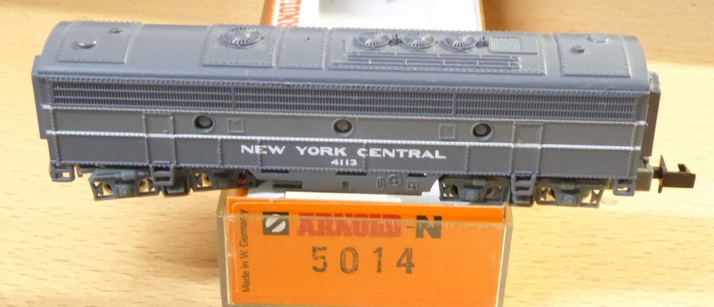 Arnold 5014 N Dummy Diesel B-Unit New York Central, Rarity Export Model USA