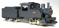 N Scale Aru Freelance 0-4-0 Tender Steam Locomotive Brass Kit Small Tank Engine
