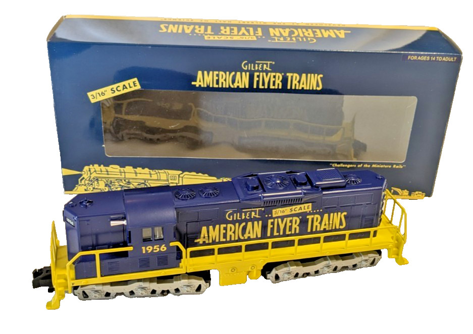 American Flyer SD9 Diesel 6-48065, S Gauge, diecast frame and trucks -NEW IN BOX