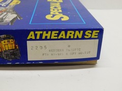 Athearn HO Western Pacific 2205 F7A/GP9 Diesel Locomotive Set-1 Powered/1 Dummy