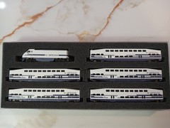 American Z Lines MetroLink locomotive and cars 7003-2, DCC installed, rare, HTF!
