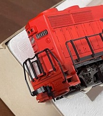 Atlas HO GP-38 DT&I #201 Diesel Locomotive Powered No. 7065 Made in Austria 1977