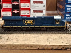 Scale Trains Rivet Counter DCC/Sound HO Scale GE ET44AH – CSX 3457