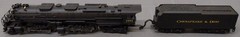 K-Line K3715-1601S O Gauge C&O Allegheny Steam Locomotive & Tender #1601 EX/Box