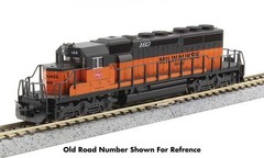 Kato 1764824 N Scale EMD SD40-2 Early Production – Standard DC — Milwaukee Road