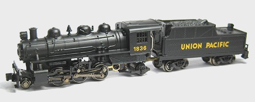 Union Pacific Prairie 2-6-2 Steam Locomotive #1836 Bachmann #51551 N Scale