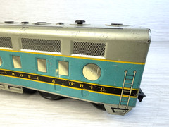 Marx Train Lot of 3 Baltimore & Ohio O Gauge #62 Locomotive, Caboose & Dummy
