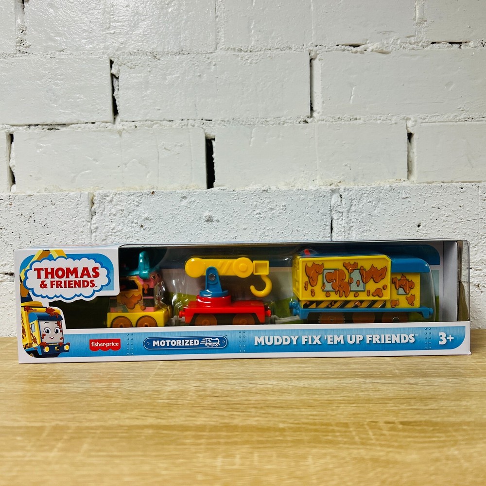 Muddy Fix ’em Up Friends – Thomas & Friends Trackmaster Battery Motorised Trains
