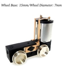 N/HOn30/HOe/J-Narrow/009/On18/O9 Scale/Gauge Power Drive Unit Wheel 15mm/7mm H0e