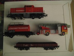 Marklin H0 29751 Fire Fighting BR 212 Diesel Locomotive + Rolling Stock – LN