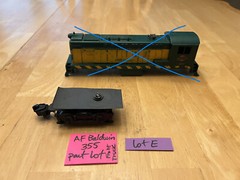 American Flyer Train 355 CNW Diesel Locomotive FRONT TRUCK ASSEMBLY PART LOT E