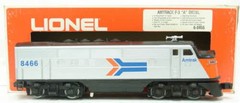 Lionel 6-8466 O Gauge Amtrak F3 A Powered Diesel Locomotive EX/Box