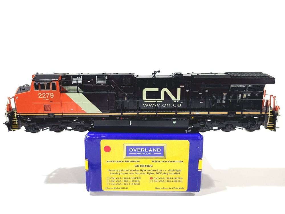 Overland OMI Ajin CN GE ES44DC Canadian National #AA-1325-3 HO Brass Model