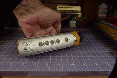 HO SHELL Rio Grande EMD F series, no inserts, cond issues SH3