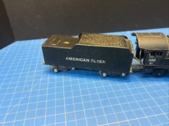 VINTAGE AMERICAN FLYER #300AC S GAUGE METAL 4-4-2 LOCO + TENDER Runs Forward
