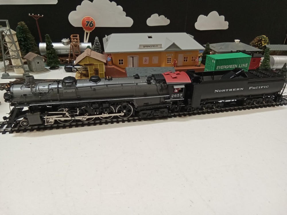 W&R-Samhongsa Class A-2 HO Brass Ltd Ed #9 4-8-4 Steam Loco & Tender NP #2657