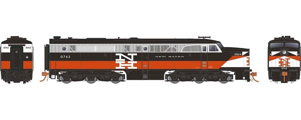 Rapido 23561 HO Scale New Haven McGinnis ALCo PA-1 #0763 DC/DCC/Sound