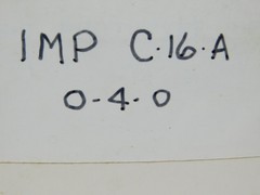 STEAM LOCOMOTIVE & TENDER 2 RAIL 0-4-0 BRASS O SCALE IMP C 16-A “PROJECT”